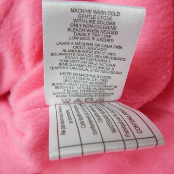 Wippette Girls Pink Polar Bear Snow Suit Footed and Hooded Size 3 to 6 Months - Picture 9 of 11